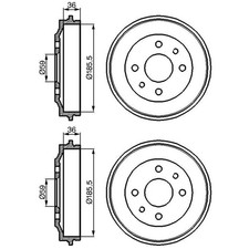 Tambour de frein Seat RONDA