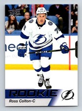 #10 Ross Colton 2021-22 Upper Deck Star Rookie ^ RC Lightning