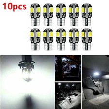 10pcs T10 194 168 W5W LED Bulb Light Car White Dome License Side Marker 6000K