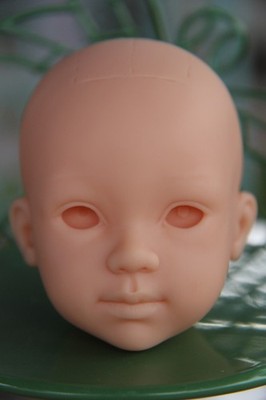 Catalina Doll Head 13'' Spain Vinyl Head Blank OOAK Doll Making Supply #2