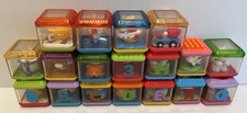 LOT 18 Peek A Block for a Vintage Fisher Price Incrediblock Activity Center Cube
