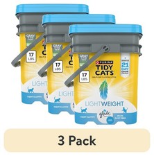 Purina Tidy Cats Lightweight Clumping Cat Litter 17 lb 3 Pack SALE