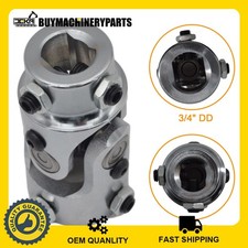34dd X 1dd Steering Shaft U Joint Coupler Chrome Steering Column Couling