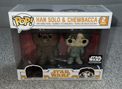 Funko PopStar Wars Han Solo & Chewbacca Chained Smugglers Bounty Excl *damage