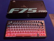 AULA F99 Pro Wireless Mechanical Keyboard with Knob Side Printed Pink