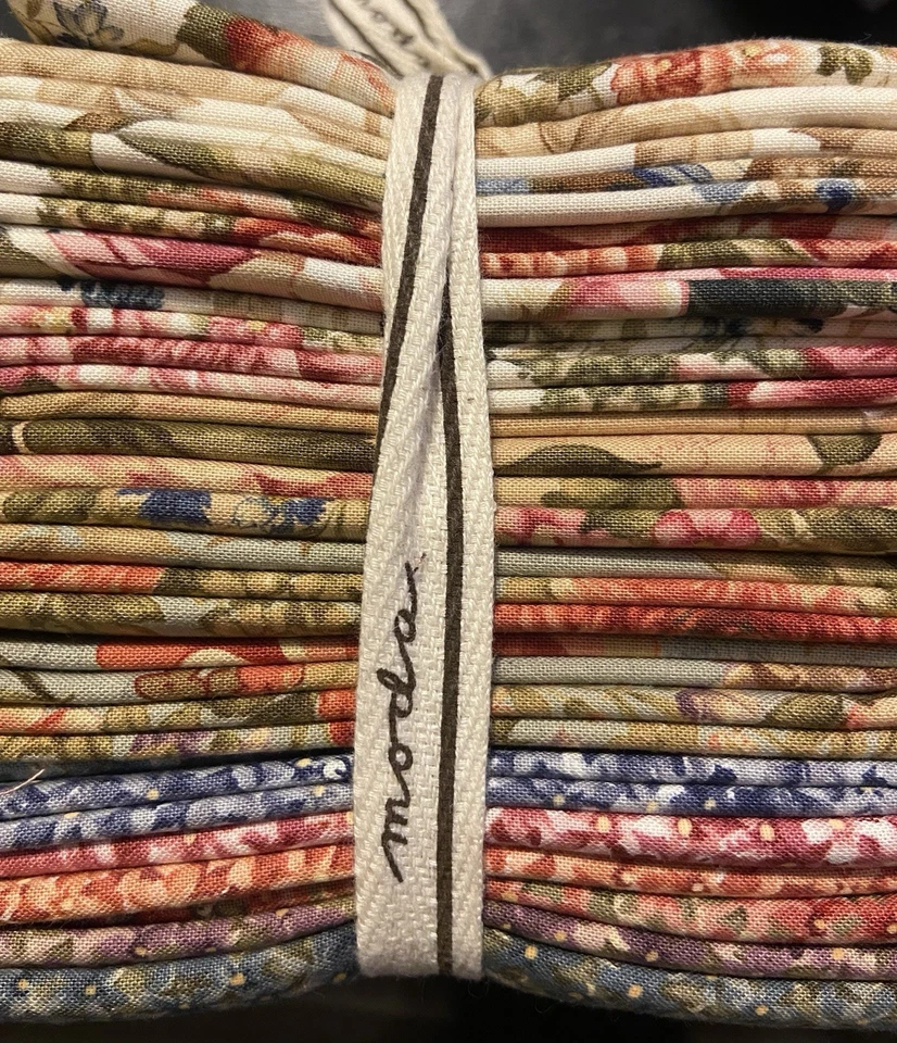 Natalie Fat Quarter Bundle By Sentimental Studios For Moda. Very Rare OOP line - Image 3 of 3