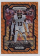 2023 Panini Prizm Rookies Orange Wave Prizm 3/60 Emmanuel Forbes #399 07rd
