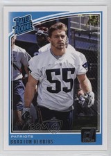 2018 Panini Donruss Rated Rookie Braxton Berrios #342 p8f