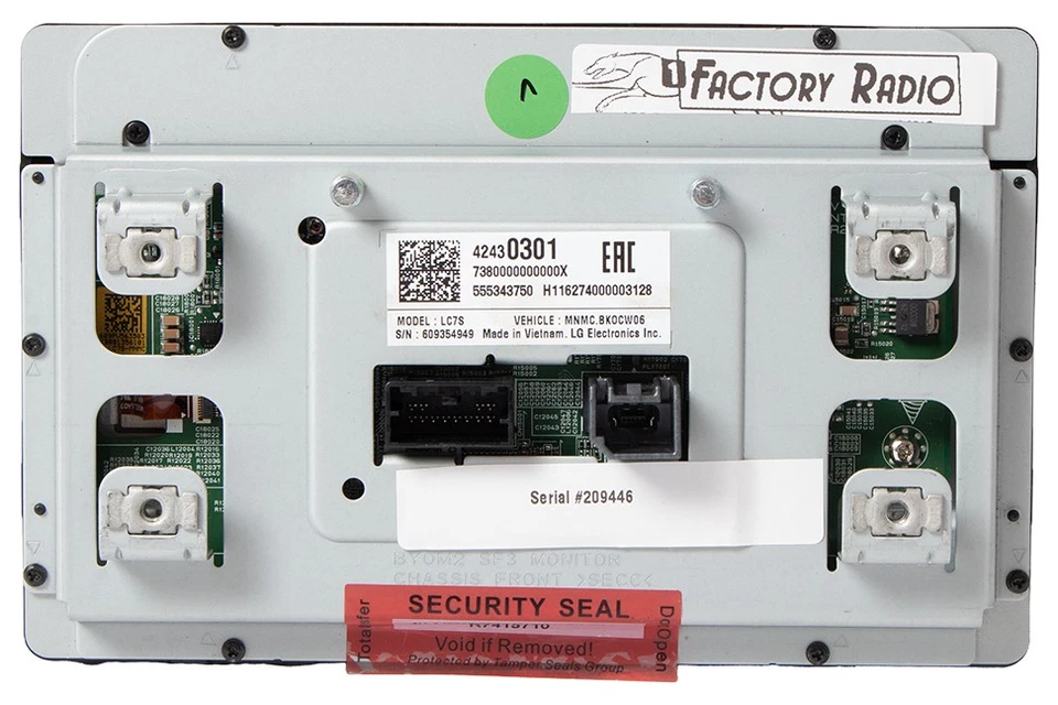 GMC Sierra Chevrolet Silverado 2016-2018 camioneta pantalla de infoentretenimiento 42430301 IOB Foto 4 de 4