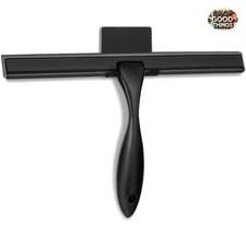 10-Inch Ergonomic Shower Squeegee for Streak-Free Windows & Glass Cleaning