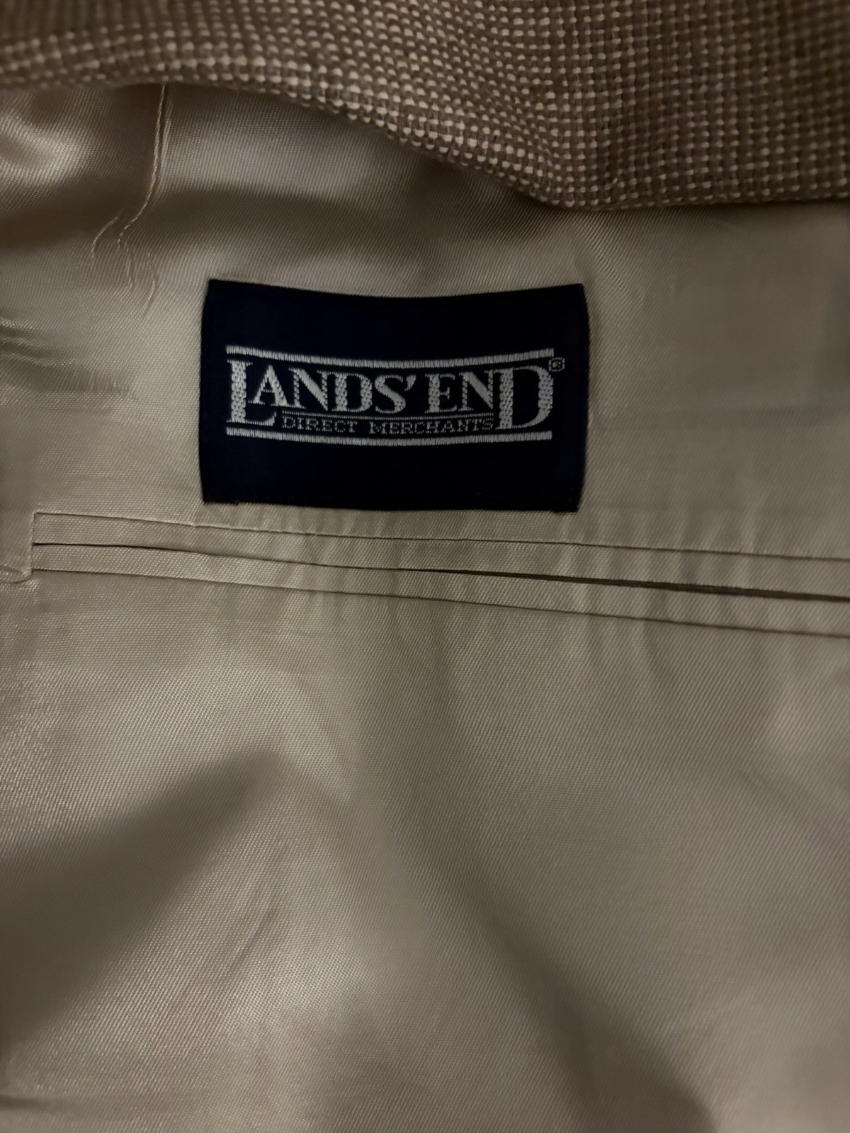 Lands' End Single-Breasted Two-Button Notch Lapel… - image 2