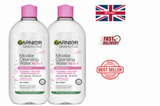 2x Garnier Micellar Cleansing Water 700ml Gentle Facial Cleanser Makeup Remover