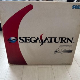 SEGA Saturn HST-0019 Console Complete Set Boxed Tested Working Japan
