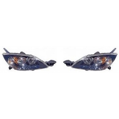 For Mazda 3 Hatchback Headlight 2004-2005 Pair Driver and Passenger w/HID Type