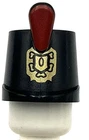 Lego New Black Minifigure Headgear Hat Imperial Guard Shako Red Plume Part