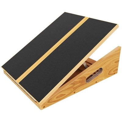 Professional Wooden Slant Board, Adjustable Incline Board and Calf Stretcher,...