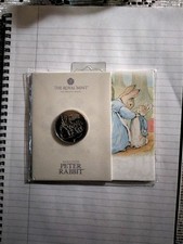 2021 Royal Mint Peter Rabbit BU £5 Coin in a sealed pack