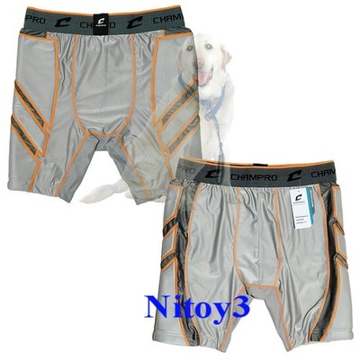 Champro Wind-Up Compression Baseball-Softball Sliding Shorts-Men MEDIUM: 32-34''