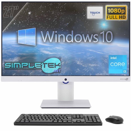All in One 27" Touch i3 RAM 8GB SSD 120GB Windows 10 Pro AIO Computer FHD VESA - 第 9/9 張圖片