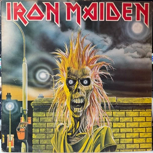 Iron Maiden 'Iron Maiden' LP 1980 First Press EMC 3330 Original Heavy Metal