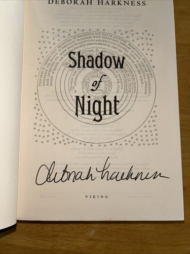 Shadow of Night : A Novel by Deborah Harkness, Hardcover, 1st/1st, signed - Foto 5 di 6