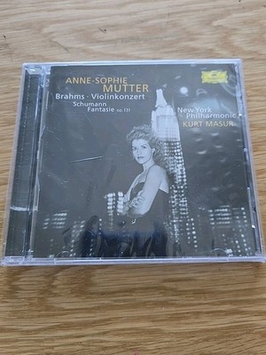   Brahms/Schumann - Anne-Sophie Mutter, New York Philharmonic, Kurt MASUR - NEW 