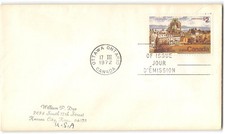 Canada #601 FDC, 1972