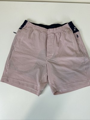 Birddogs Uncle Bucks Khaki Lined Red White Blue Shorts Men s L Stars & Stripes