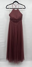 Jenny Yoo Cinnamon Rose Tulle Full Length Sleeveless Helena Dress sz 2 NWT