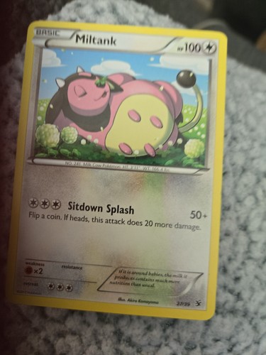 Miltank 27/39 Kalos Starter Set Pokémon Card LP Clean Front Nice Copy