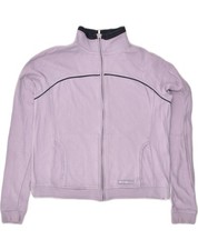 CHAMPION Womens Tracksuit Top Jacket UK 16 Large Purple Cotton AJ07
