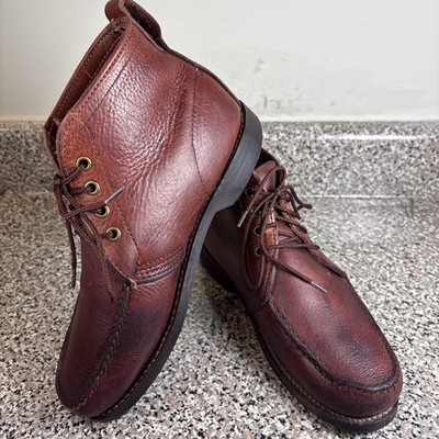 Vintage Gokey for Orvis Brown Leather Chukka Boots GRO CORD Soles Men's 8E VGUC