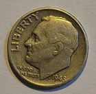 1948 Roosevelt Dime 90% Silver BU US Coin j5-1