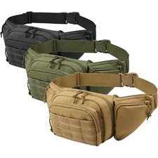 Tactical Fanny Waist Pack Belt Bag Phone Pouch Military Camping Hiking Outdoor