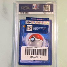 PSA Graded Ash's Pikachu SM109 Wizards Black Star Promo Holo Pokemon Card EN on eBay