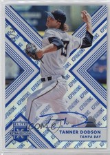 2018 Panini Elite Extra Edition Aspirations Blue 21/50 Tanner Dodson Auto s3g