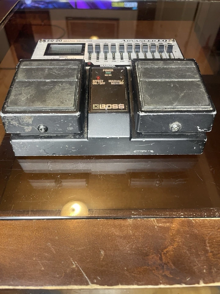 BOSS EQ-20 Ecualizador Gráfico Ecualizador Avanzado Guitarra Efecto Pedal Japón Usado Foto 3 de 4