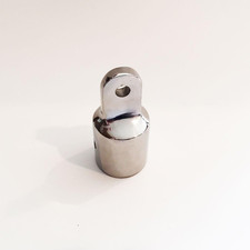 Bimini Top 1" Bimini Eye End Cap Fitting - Marine 316 Stainless Steel - 1 Pack