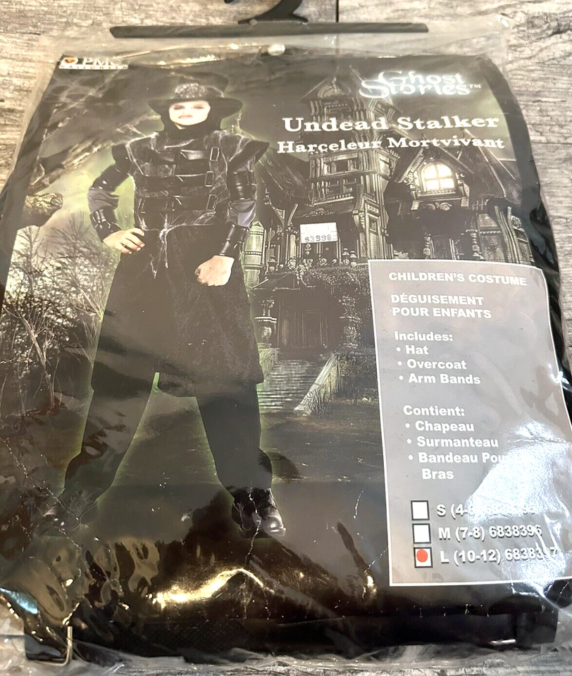 Walking Dead Undead Stalker Walker Halloween Disfraz Niño Grande 10-12 NUEVO Foto 2 de 4