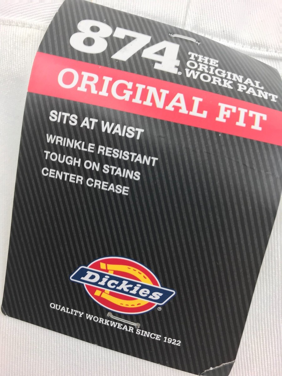 Dickies 874 Work Pants 34x30 Mens White Zip PocketS | eBay Dickies 874 Work Pants 34x30 Mens White Zip PocketS | eBay