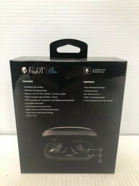NEW Skullcandy Push XT Ultra In Ear True Wireless Headphones