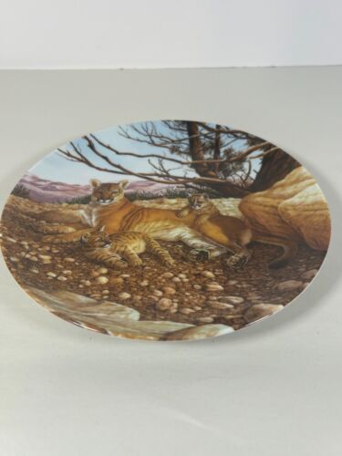Collectors Plate Bradford Exchange Wild Cats - Picture 3 of 39