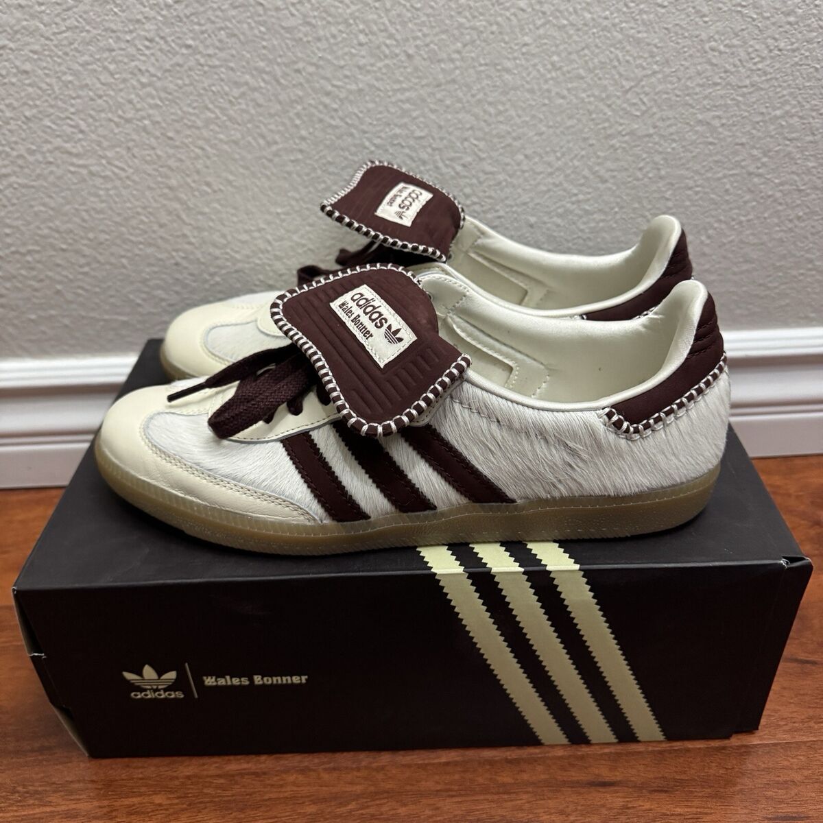 adidas Samba Pony Tonal Wales Bonner Cream White Size 11 | eBay adidas Samba Pony Tonal Wales Bonner Cream White Size 11 | eBay