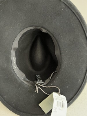 New! Felted Wool Fedora ALLSAINTS AllSaints Logo Wool Felt Fedora | Nordstrom main image 3