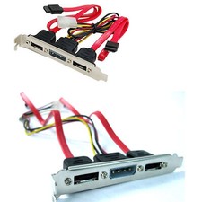 ESATA Cable 4 Pin IDE Power Cable SATA to ESATA Power Cable Single/Dual Port