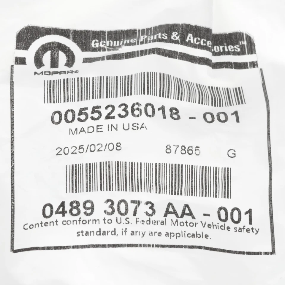 12-19 FIAT 500 500L 500X DOD DART JEEP RENEGADE PCV VÁLVULA PCV MOPAR 4893073AA Foto 4 de 4