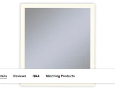 NEW Robern YM3040RPFPD3 #D6 Vitality 30" W x 40" H Rectangular Frameless Bathroo