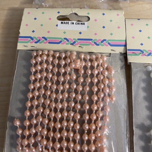 8 confezioni vintage perline di plastica EWARDS corda 6 piedi nuove in confezione - Foto 15 di 21
