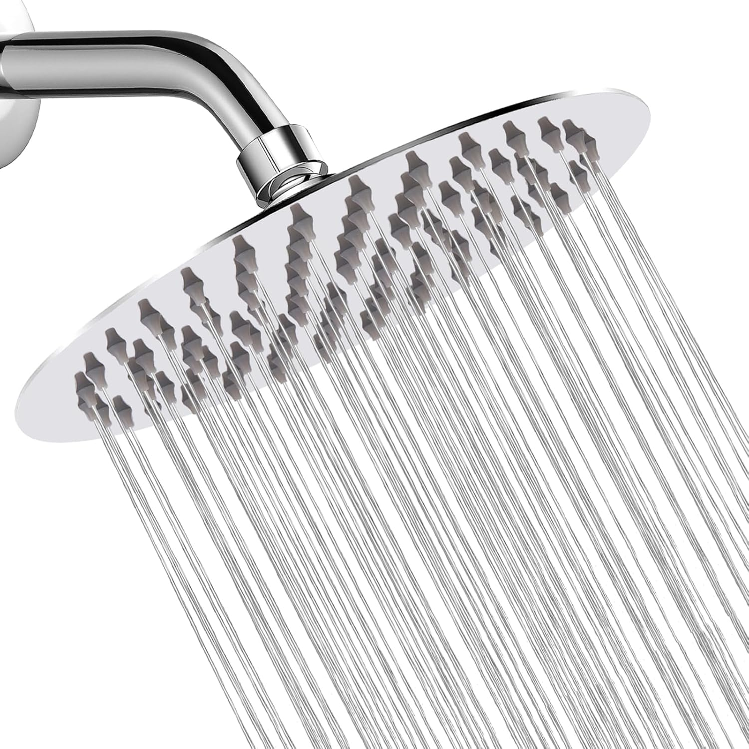 Rain Shower Head,  High Pressure Rainfall Showerhead Stainless Steel, Bathroom W
