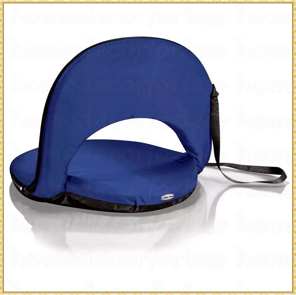 ONIVA Picnic Time Portable Recliner Chair 6-Postition Backrest Seat - NAVY BLUE - Image 3 of 4